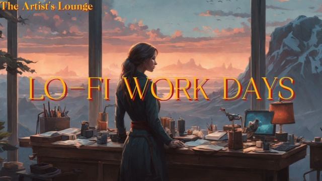 Lo-Fi Work Days | Lo-Fi Music | Study, Draw, Work, Chill - The Artist's Lounge