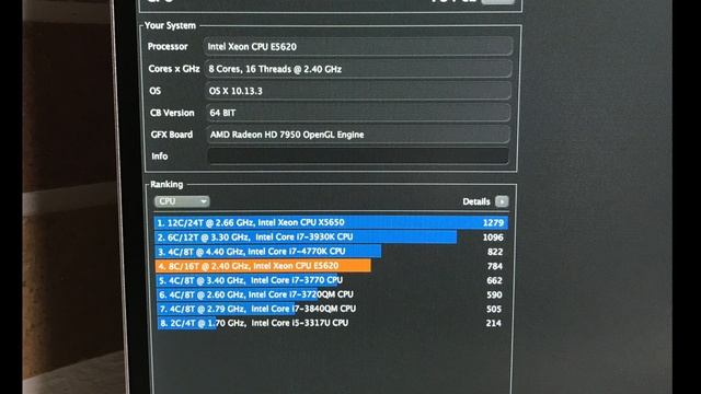 MacBook Pro 2017 vs Mac Pro 5.1