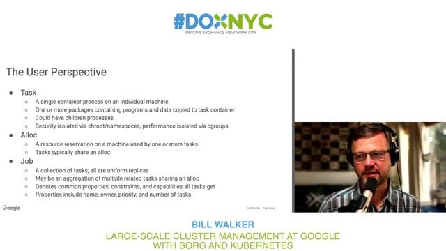 Bill Walker @ Google - Large-scale cluster management at Google with Borg and Kubernetes