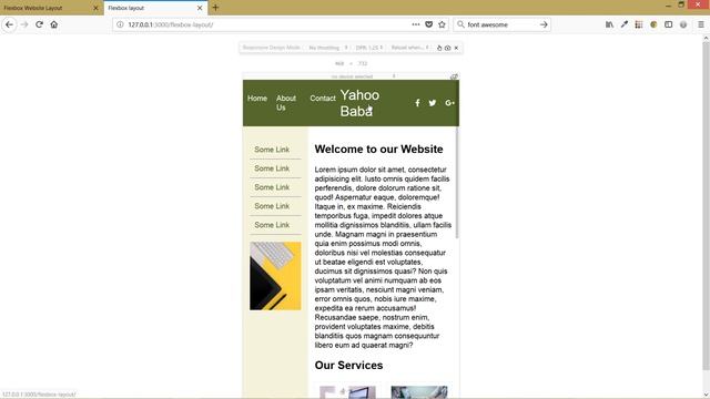 Create Website Layout with CSS Flexbox - II in Hindi/Urdu
