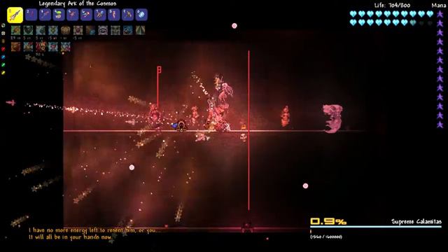 Terraria calamity: Scal boss with nurse