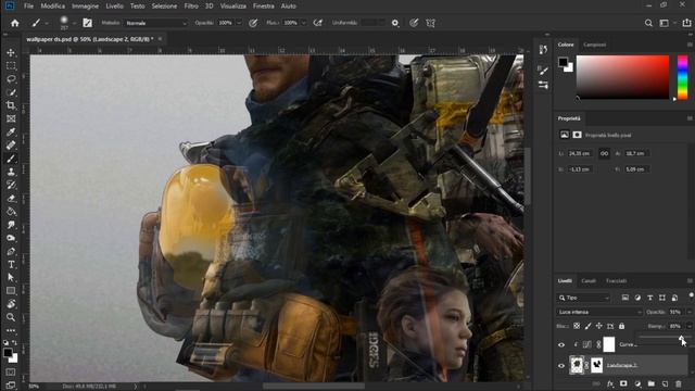 Make and Design a Death Stranding Poster | Photoshop 2019