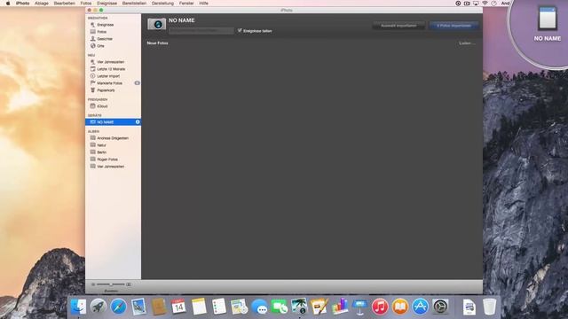 OS X Anleitung: Fotos & Bilder von Kamera auf Mac importieren