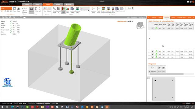 IDEA StatiCa 20 1 Example 2 Steel connection