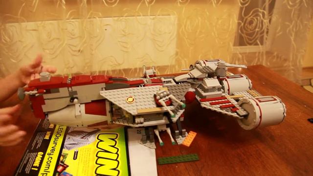 Видеообзор Lego Star Wars Republic Frigate 7964 .MOV