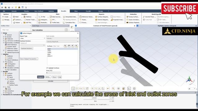 ✅ Ansys Fluent Tutorial | How to calculate the values of the results of a simulation?