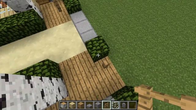 красивый экономичный компактный дом в minecraft 6x6