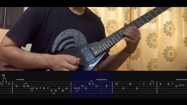 Serenity Painted Death solo (Opeth cover with tabs)