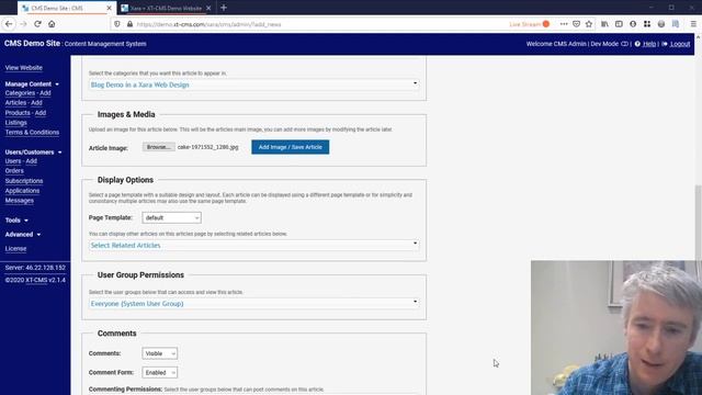 XT-CMS : Ecommerce Content Management System (29/4/20 Live Stream)