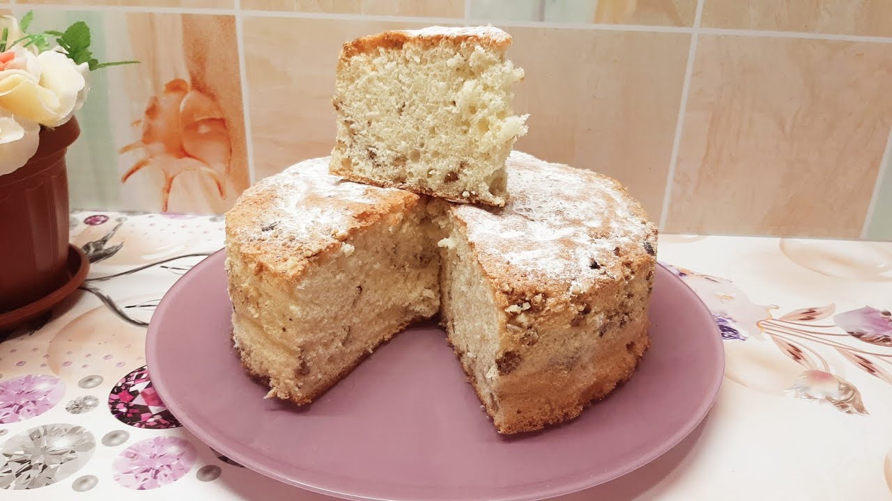 Ореховый пирог без разрыхлителя!