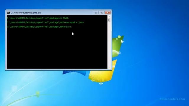 How to create Package in java