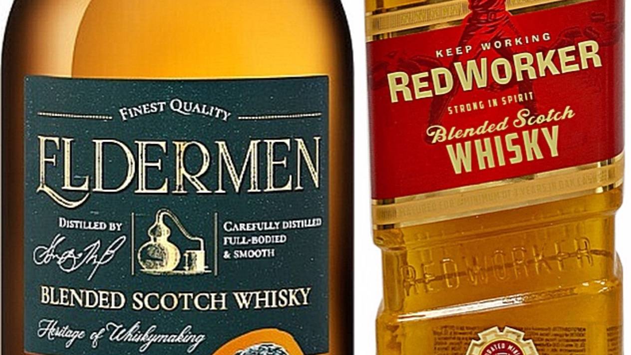 Сравнение Whisky RedWorker с Whisky Eldermen.