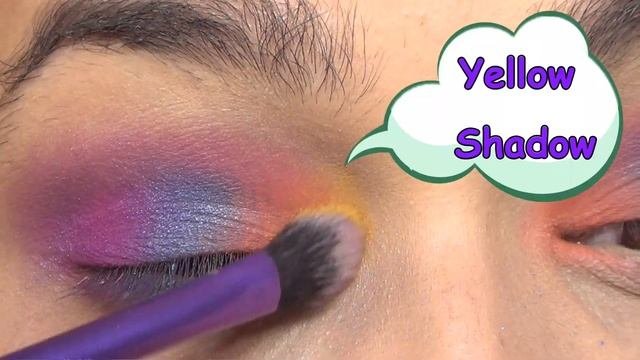 Huda Beauty Electric Obsessions Eyeshadow Palette Tutorial - Sunset Eye- NoBlandMakeup