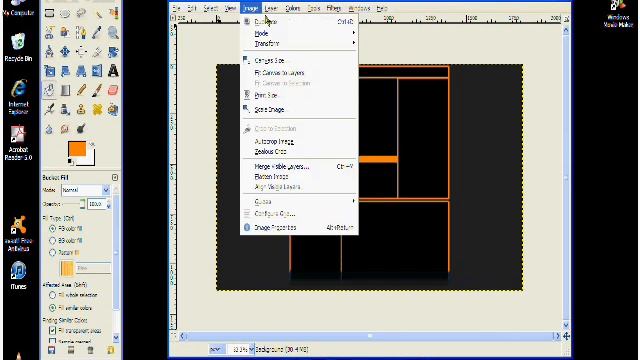 TUTORIAL 1: How To Make Custom Youtube Background Using GIMP 2.6.11
