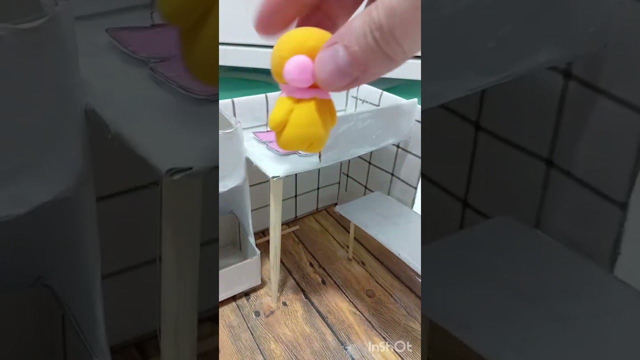 Комната миниатюра для кукол#diy#shortsvideo #miniature #paperdiy #papeecraft