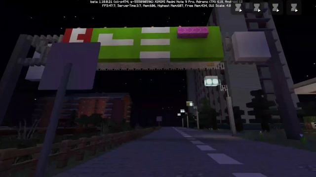 обзор города Вавилонск в Minecraft PE Релиз 1.0.3 версии 1.17 - 1.20