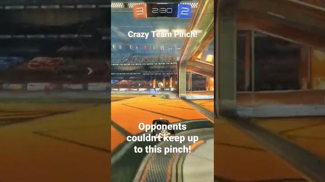 Crazy Team Pinch In Rocket League  Game Changing Play  Platinum 3