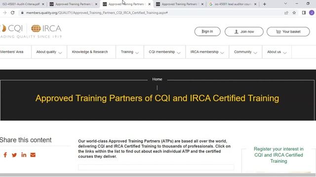 Check your ISO Lead auditor certificate !