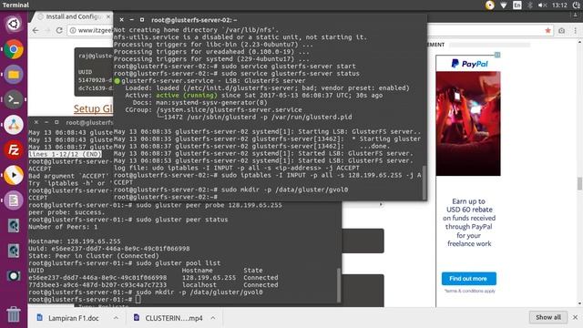 GlusterFS (MySQL Cluster) Pada Ubuntu Server 16.04