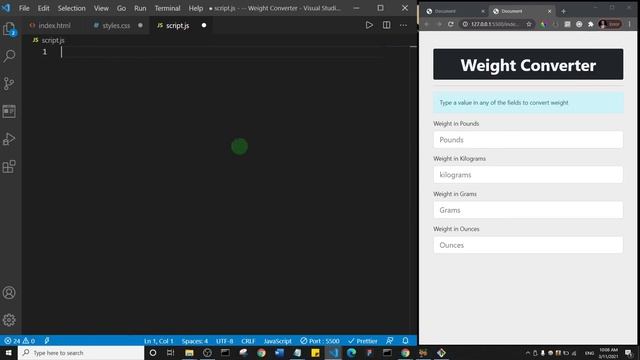 How To Build A Weight Converter With Javascript