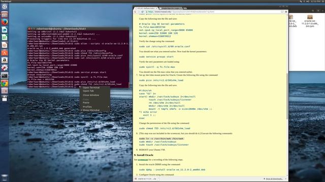 Install Oracle 11G on Ubuntu