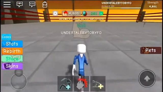 Тролинг качаков в роблоксе Weight Lifting Simulator ROBLOX