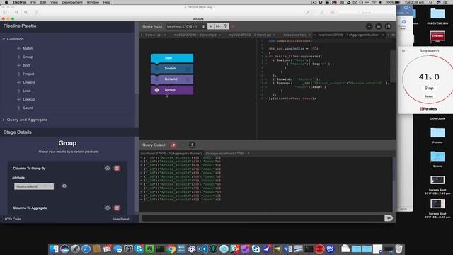 Building an Aggregation pipeline in 60 seconds