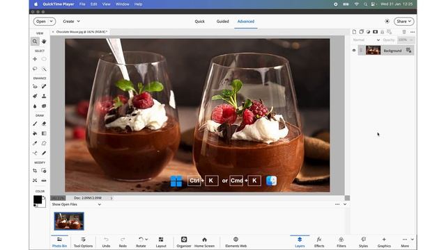 Switch Off Placeholder Text in Photoshop Elements