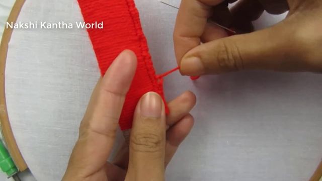 Hand Embroidery Amazing Trick# Easy Flower Embroidery Trick with Scale# Sewing Hack