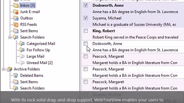 WebTreeView - Vista Style Drag Drop
