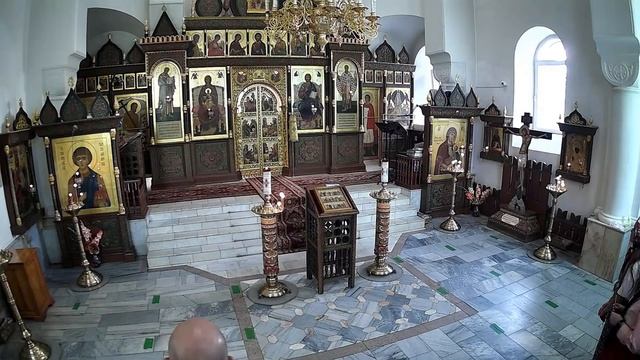 12.08.2020 Предпразднство Происхождения Честных Древ Животворящего Креста Господня. Прав. Евдокима