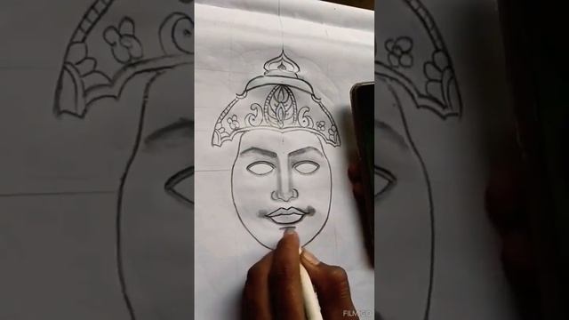 Bhagwan Krishna ko banana sikhe viral tracking shots video sketch