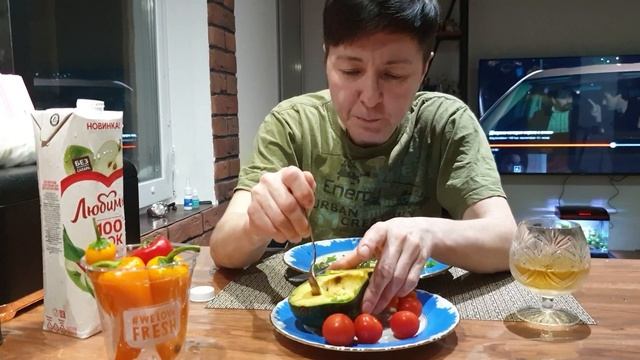 Мукбанг. Полезный ужин☝?#влог #мукбанг