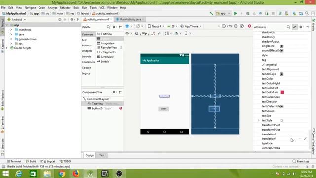 10 - Explanation of Layout (XML) file || Android Development for Beginners(Urdu/Hindi)