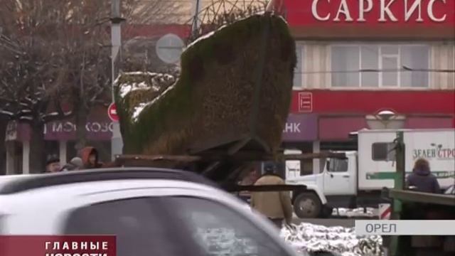 Работа  компании " Зеленстрой"  возмутила орловских автолюбителей