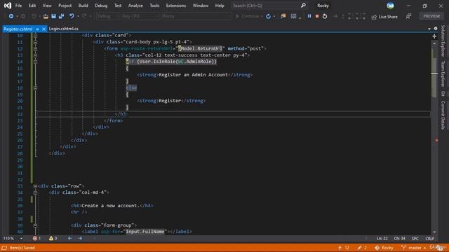 009 Меняем UI страницы регистрации  Часть 1
