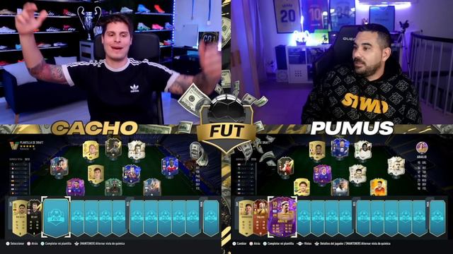 QUIEN PIERDA DESCARTA ICONO!! FUT DRAFT MILLONARIO VS PUMUS!! | FIFA 23