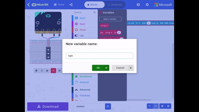 Microbit Smart Home Kit: Voice-activated Lights [BM]