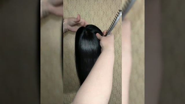 Теменная НАКЛАДКА combo mini - на силиконе (с имитацией кожи головы)