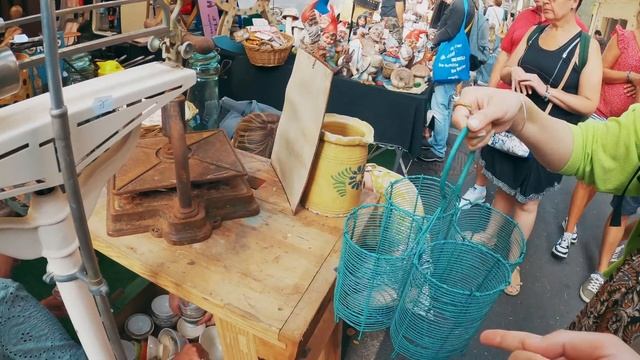 可愛いアンティークと出会える | ヨーロッパ最大の蚤の市でお買い物♪｜蚤の市散歩 | Braderie de Lille｜flea market Vlog in France