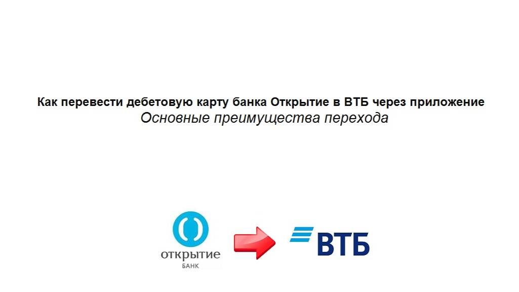 318. Как перевести карту Открытие в ВТБ через приложения