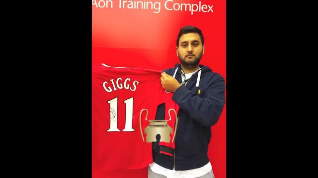 Ryan Giggs Signing Manchester united shirt 12/13 and 1999
