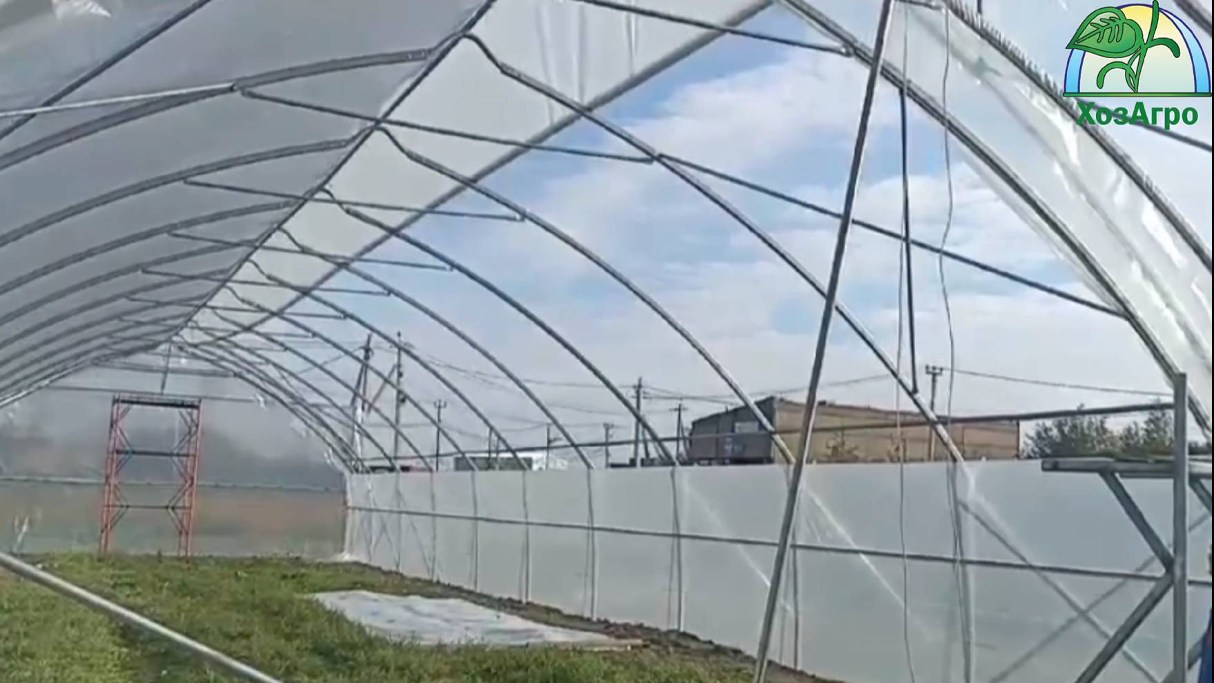 Ягодный туннель с автоматической сборкой куполов