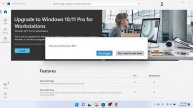 Upgrade Windows 11 Pro for Workstations 2022