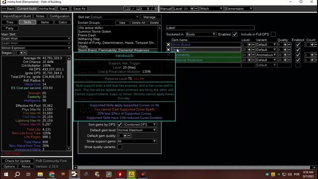 MY BOSS KILLER, FINAL DPS BUILD ''MAW OF MISCHIEF 534 MILLION DPS'' path of exile 3.22