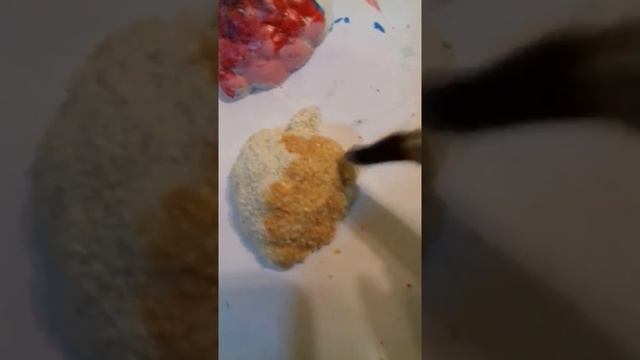 "Песочная ягода" из гипса