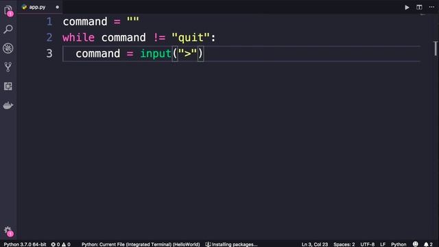 3.12 - While Loops