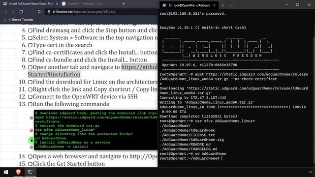 Install AdGuard Home - Cross Platform Pi Hole Alternative - on OpenWRT Router