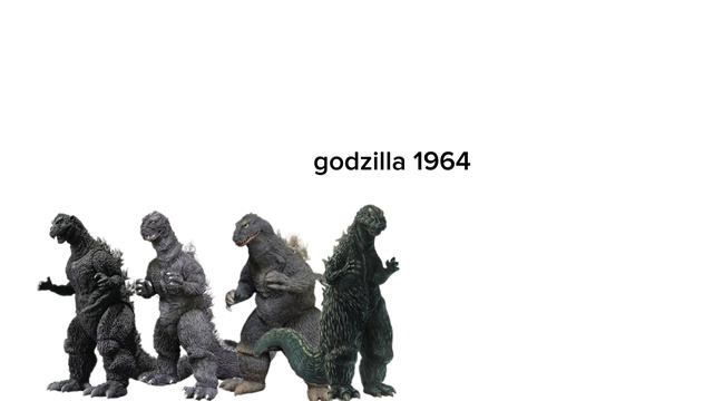 Godzilla size comparison part 1 (1954-1969)