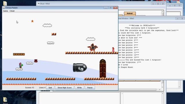 Native Super Mario in JAVA by Fei